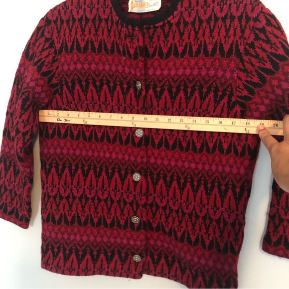 Iceland Jersey Modeller of Sweden Lambswool Sweater Vintage 60s Sz. M - Picture 5 of 5